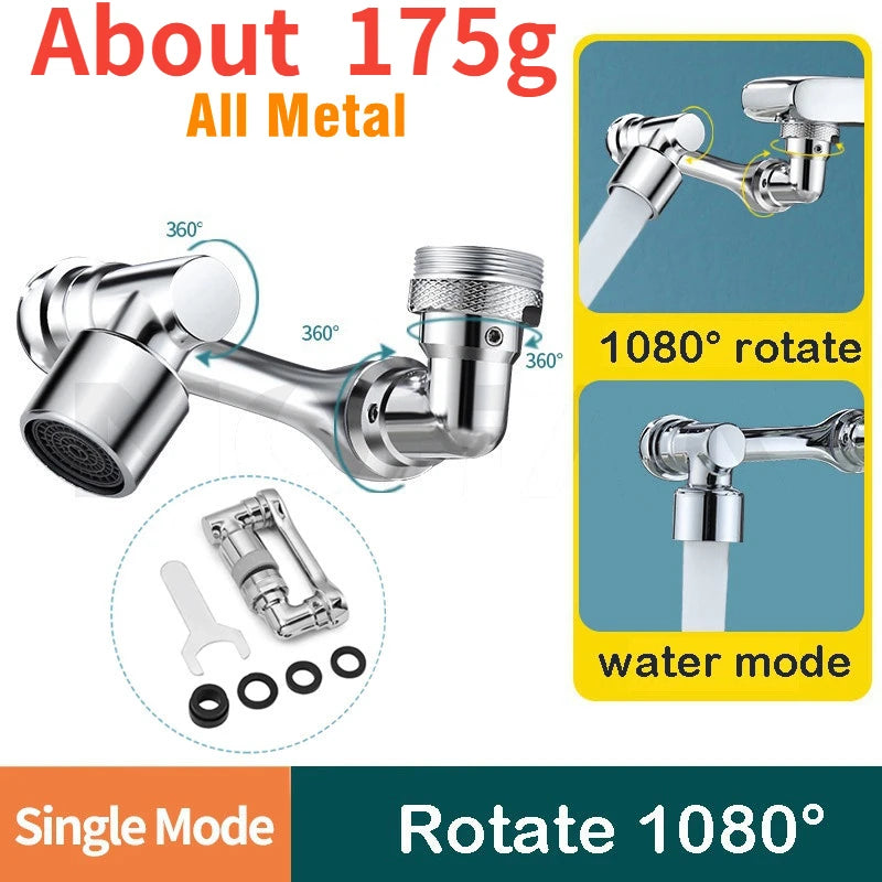 MindfulTap Metal 1080° Rotation Universal Faucet Extender