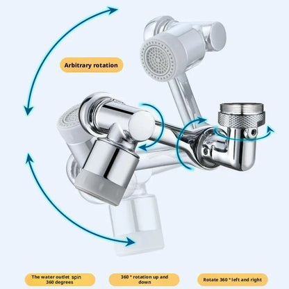 Heavy Metal Universal 1080° Rotation Faucet Sprayer Head Aerator Extender For Kitchen Washbasin Extension Sink Tap Nozzle