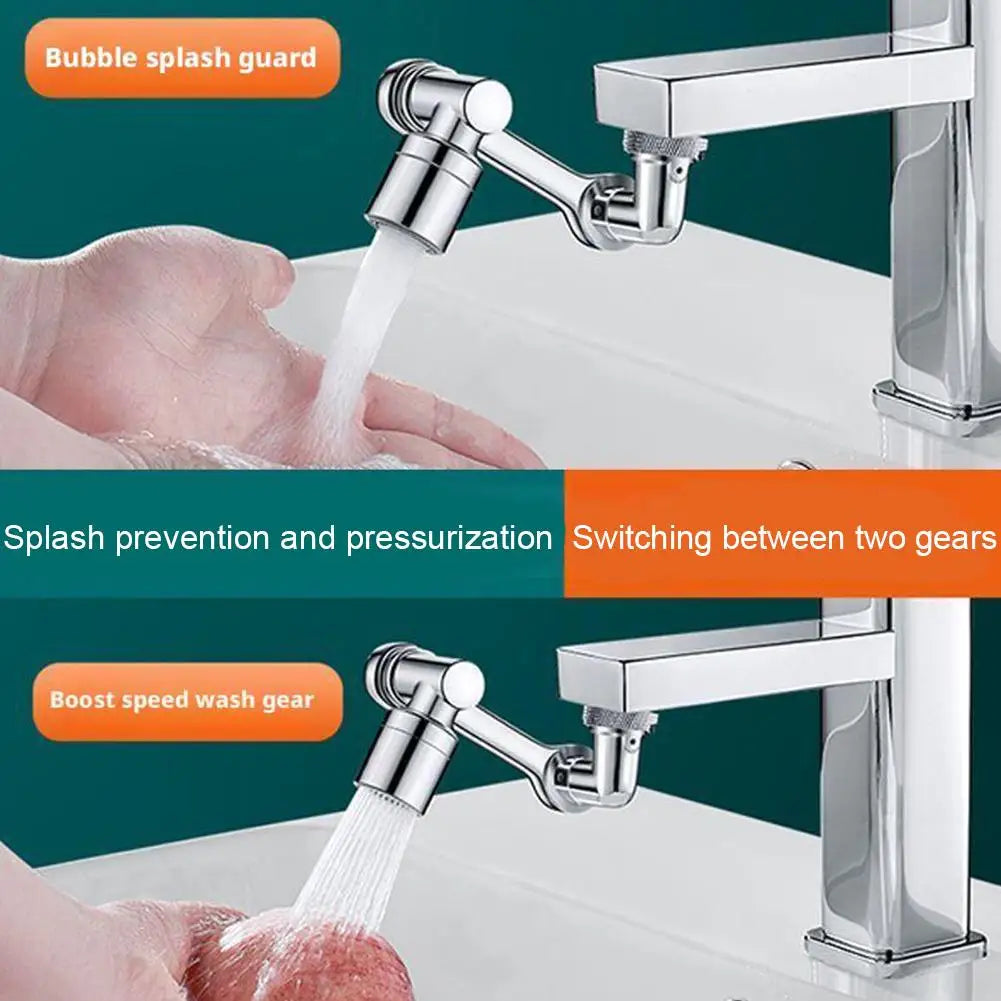 Heavy Metal Universal 1080° Rotation Faucet Sprayer Head Aerator Extender For Kitchen Washbasin Extension Sink Tap Nozzle